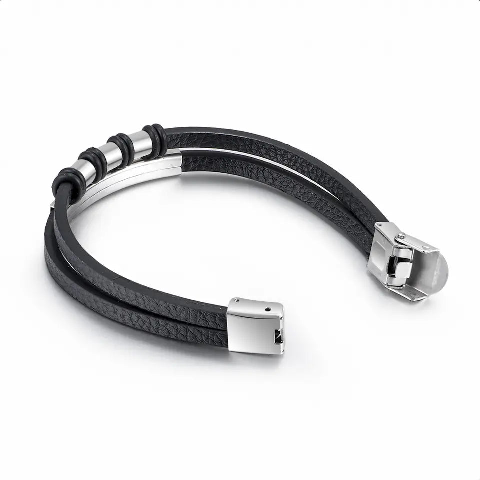 Duo - stripe Leather - DAPPER
